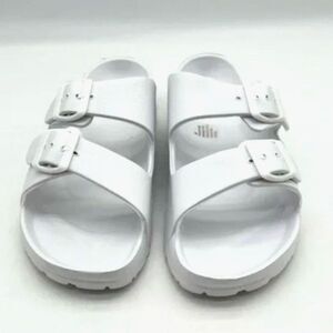 Double Strap Eva Strappy Buckle Footbed Sandals Size: 7M . Portland New in Box